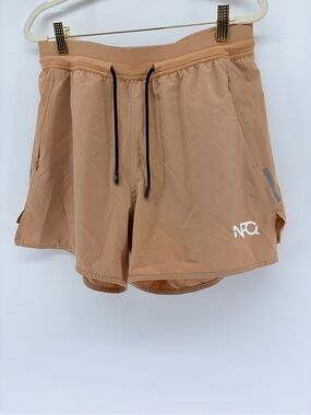 NFQ Covert Sprint Unlined Training Shorts Coyote Brown Tan Medium